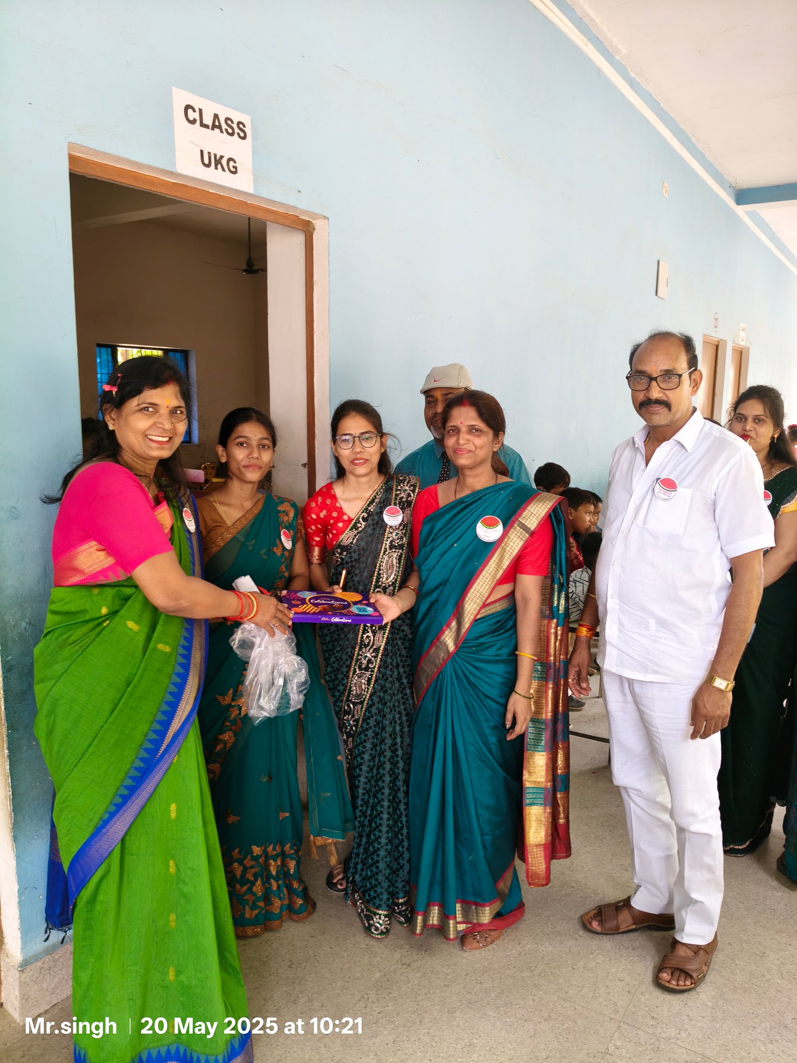 A green placeholder box