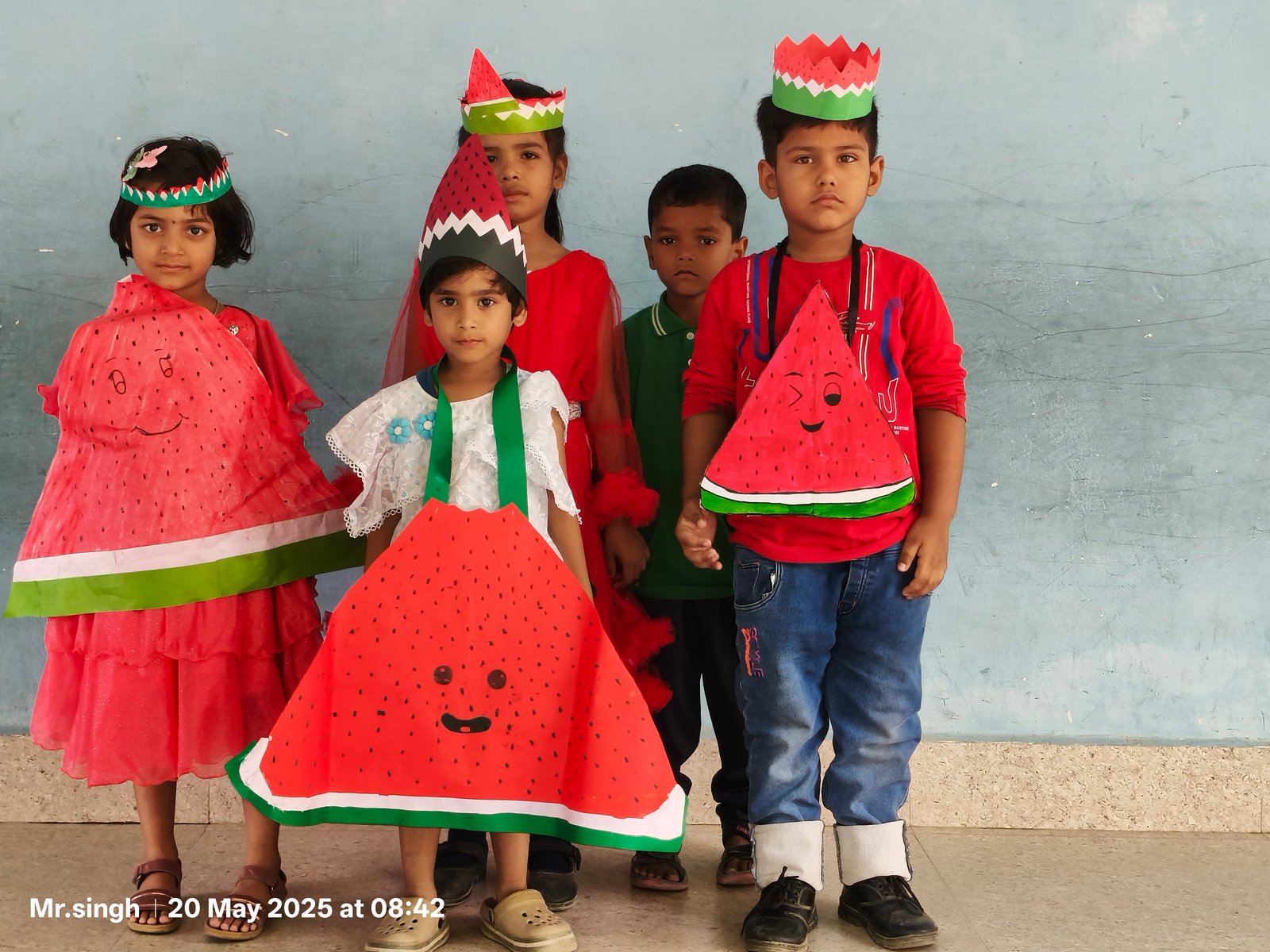 A green placeholder box